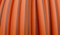 HDPE trubka 40/33 - oranžová 3x2 černý pruh