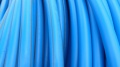 HDPE trubka 40/33 - modrá 4x1 černý pruh